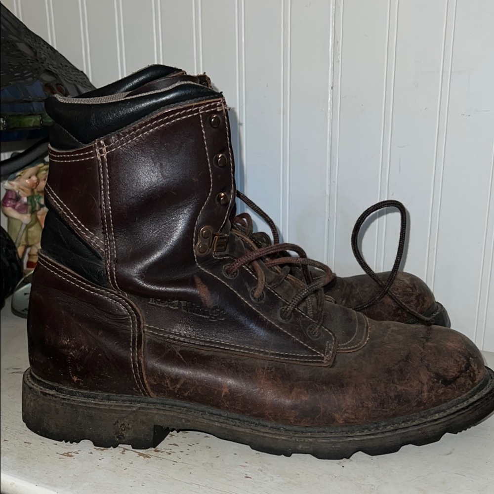 Red Wing Shoes Brown Leather Boots size 12.5